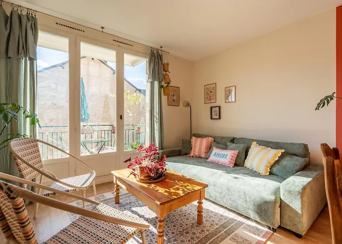 Apartament La Catalane, Parking Prive, Spacieux Avec Balcon Tours